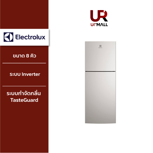 ELECTROLUX ตู้เย็น 2 ประตู 8 คิว รุ่น ETB2502J-A สีเงิน