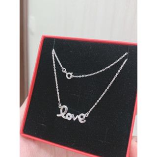 ZignJewelry สร้อยคอเงินแท้925รุ่นLove