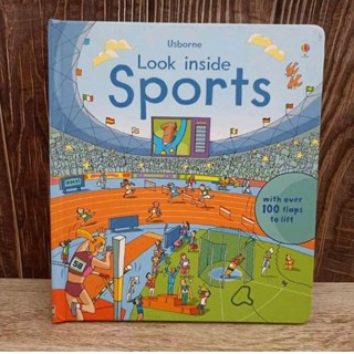 #มือสอง Usborne Look inside Sports. (Boardbook)