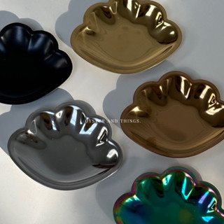 Shell stainless tray | ถาดสเตนเลสรูปหอย | Oyster and Things.