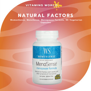 Natural Factors, WomenSense, MenoSense, Menopause Formula, 90 Vegetarian Capsules(V.749)