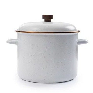 Barebones Enamel Stock Pot - Eggshell หม้อ