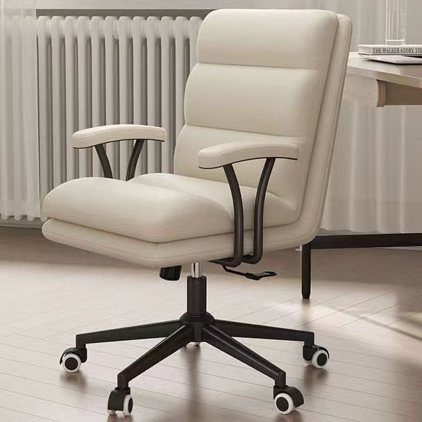 เก้าอี้สำนักงาน นั่งทำงาน Modern Chair สไตล์โมเดิร์น มี 3 สี งานคุณภาพ หนังPU วินเทจ นั่งสบาย