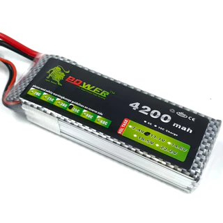 Lipo Battery 11.1V 3S 35C 4200mAh แบตเตอรี่ลิโพ สำหรับรถบังคับ/เรือ/เครื่องบิน/โดรน