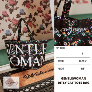 [พร้อมส่ง] กระเป๋า Gentlewoman Ditsy Cat Tote Bag