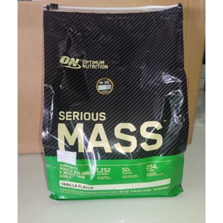 [โค้ดช้อปปี้  10DDXSEPW3  ลด 10%] ON Optimum Nutrition Serious Mass Weight Gainer 12 Lbs exp 2025