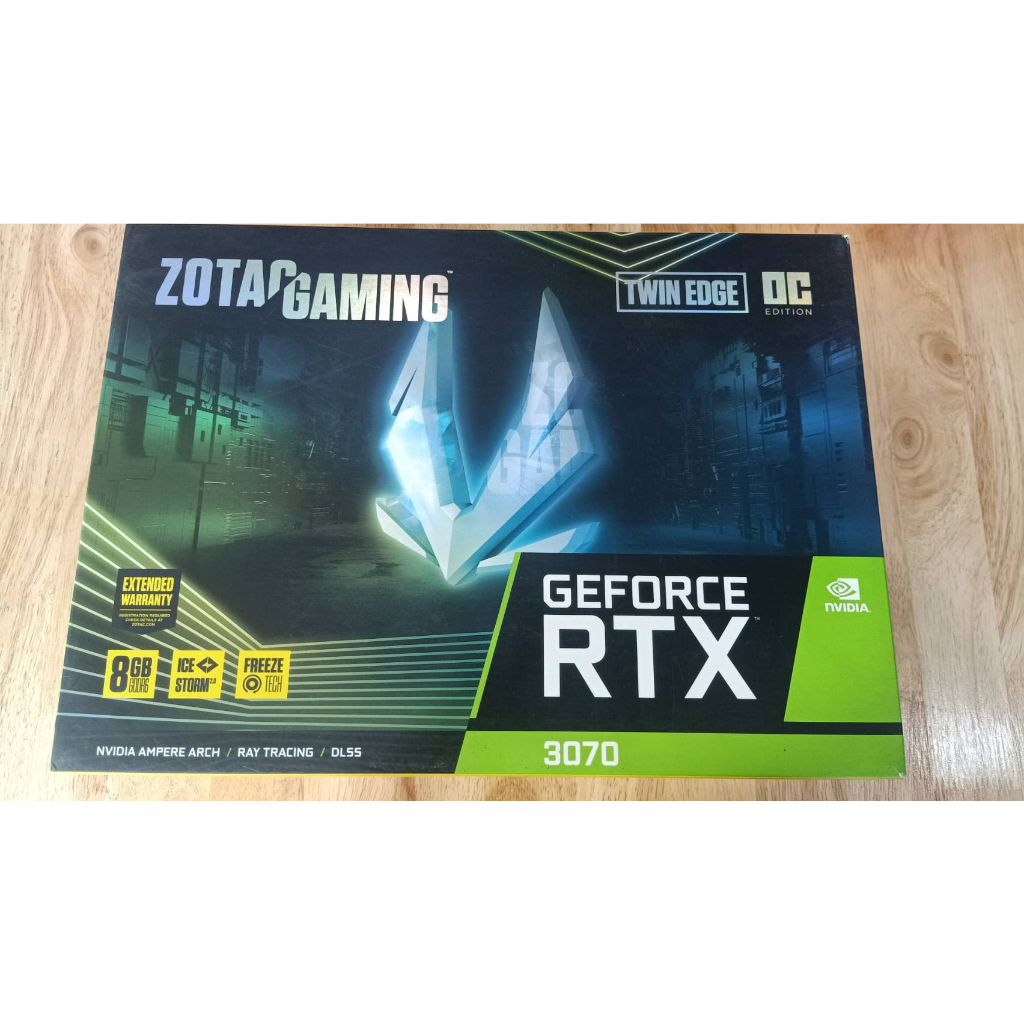 Zotac Gaming RTX 3070 Twin Edge OC 8 GB GDDR 6 การ์ดจอมือสองประกันร้านค้า 1 เดือน