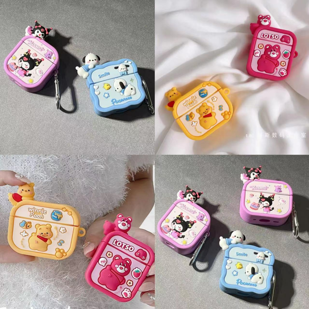 เคสน่ารักสำหรับ Airpods1/2/gen2 Airpods 3/gen3 Airpods pro/ pro2/ TWS-i9s/ i12/ i13
