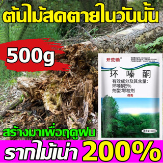 ต้นไม้ร้อยปีเน่าในคืนเดียว!!  สารกําจัดกอไผ่ยาฆ่าต้นไม้ ใหญ่500g ยาฆ่าตอไม้ กำจัดต้นไม้และไผ่ให้หมดจดยาฆ่ากอไผ่