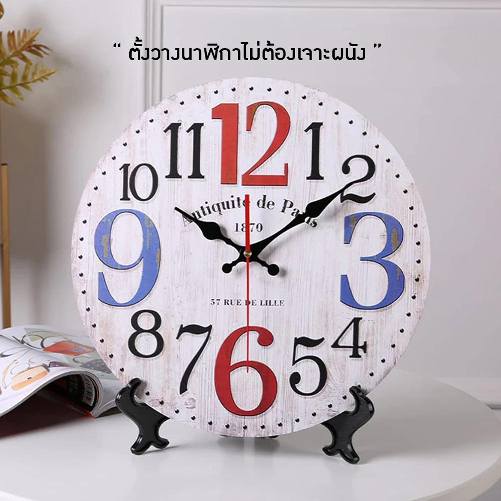 ขาตั้งนาฬิกา-กรอบรูป-จาน สีใส-สีดำ โชว์สินค้า ของตกแต่ง thumbnail 7