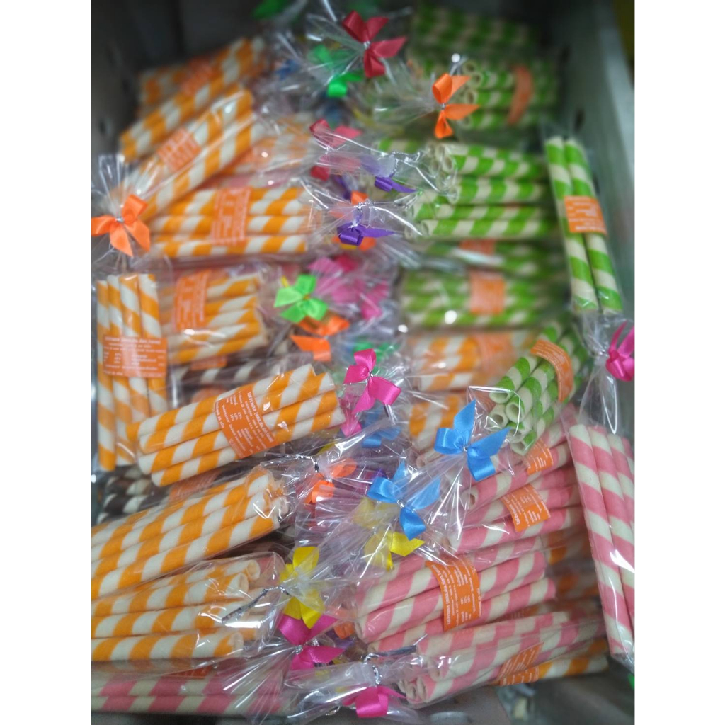 เวเฟอร์สอดไส้รสต่างๆ 3ห่อ30บ. **ซื้อครบ15ห่อ125บ.**