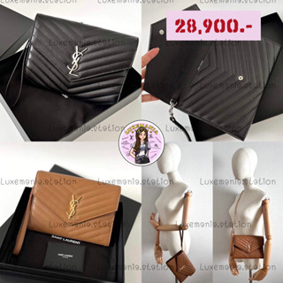 👜: New!! Ysl Envelope Clutch‼️ก่อนกดสั่งรบกวนทักมาเช็คสต๊อคก่อนนะคะ‼️