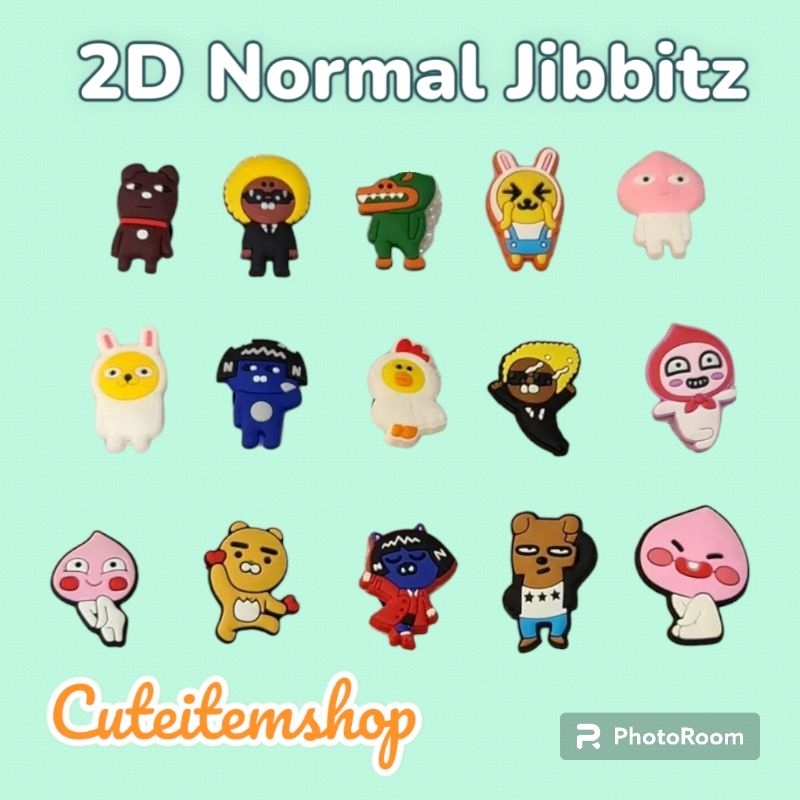 Shoes Charm Kakao Friends ตุ๊กตาติดรองเท้า พร้อมส่ง สั่ง 5 แถม 1 ตัวแถมทางร้านสุ่มให้นะคะ