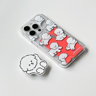 สินค้าใหม่!! พร้อมส่ง!! Transparent Bichon Card Hard Case 14 Pro/ 14 Pro Max