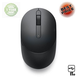 WIRELESS MOUSE DELL MS3320W BLACK ประกัน 1Y เมาส์ไร้สาย เมาส์ เม้าส์ เม้า