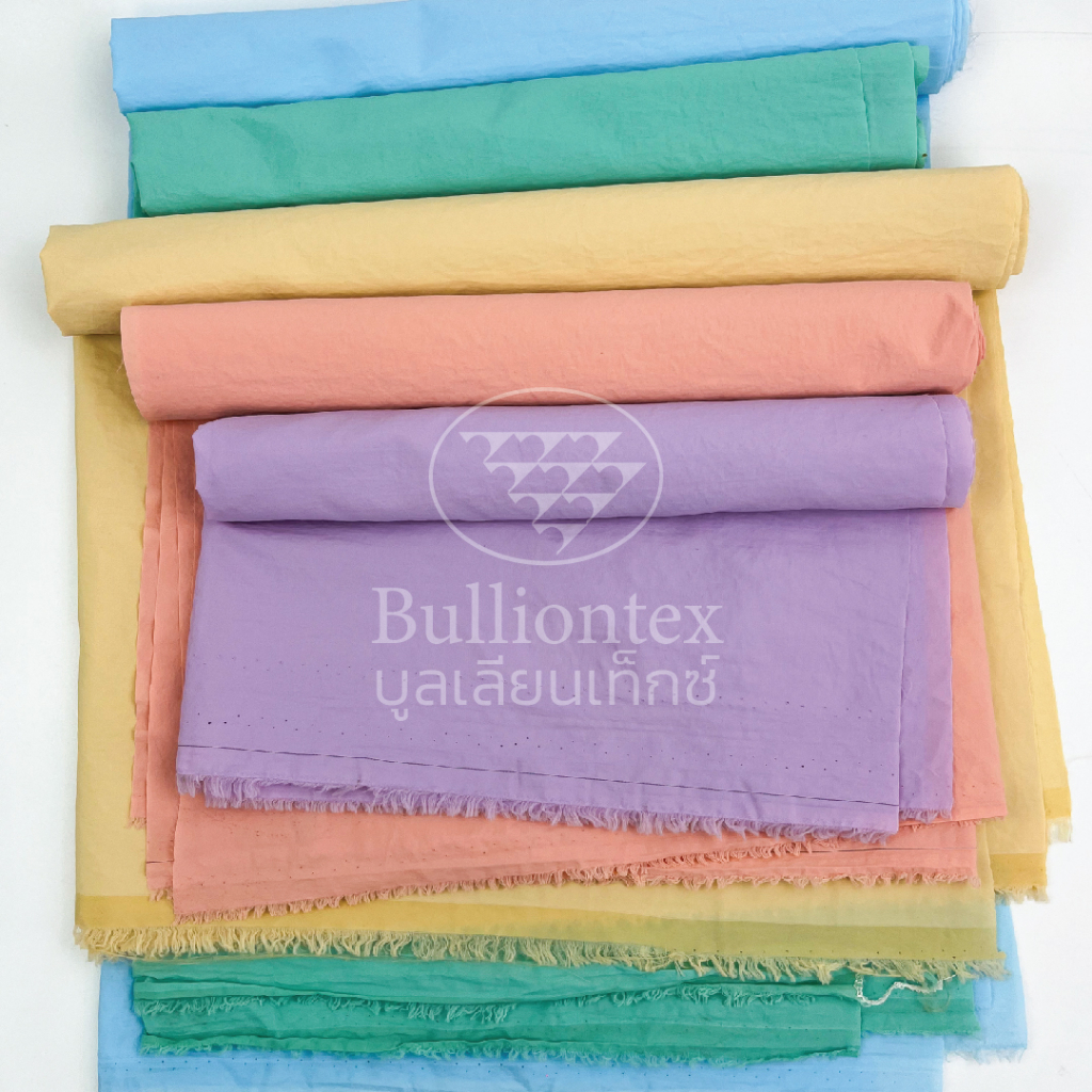 ผ้าไนลอน ทัฟฟิต้า Nylon Taffeta เนื้อผ้าลื่น ใส่สบาย ใส่แล้วไม่ร้อน ทนทานต่อการใช้งาน ขนาด 1 หลา