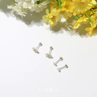 earika.earrings - daisy day piercing จิวหูเงินแท้ดอกเดซี่ เหมาะสำหรับคนแพ้ง่าย
