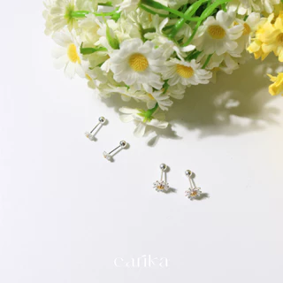 earika.earrings - daisy day piercing จิวหูเงินแท้ดอกเดซี่ เหมาะสำหรับคนแพ้ง่าย