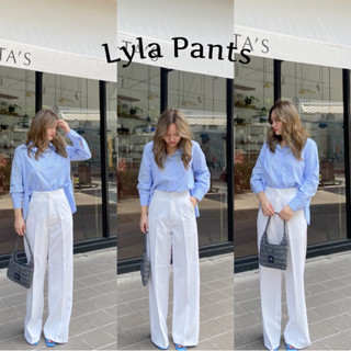 Lyla Pants กางเกงขายาวทรงกระบอกกลาง