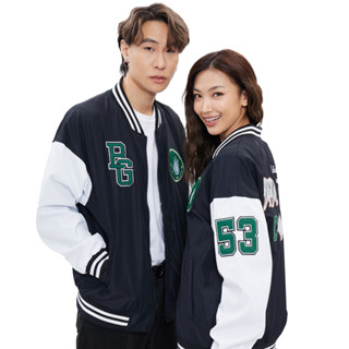 BODY GLOVE BASIC Varsity Jacket Fall 2023 แจ็กเก็ต สีดำ