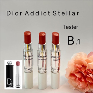 Dior Addict Stellar Shine 95-98%(B) Lipstick ของแท้‼️ตำหนิเล็กน้อย 95-98%เทสเตอร์ฝาขาวของแท้..ส่งฟรี‼️