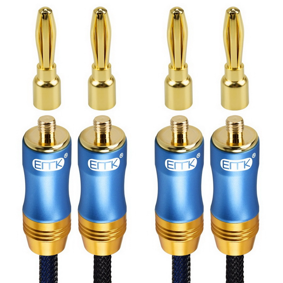 ERTK BANANA PLUG สายเกรดพรีเมี่ยม สายบานาน่าสำหรับลำโพงเครื่องเสียง - รูปที่ 4