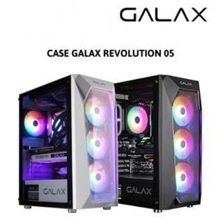 CASE (เคสเกมมิ่ง) GALAX Revolution-05 Mid-Tower ATX ,Tempered Glass, RGB (Fixed Rainbow)