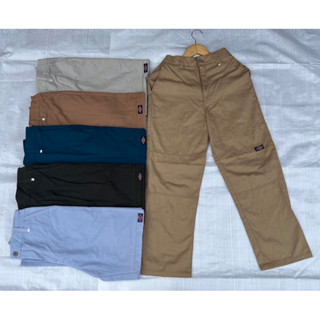 กางเกงขาต่อดิ๊กกี้ dickies เอวสม็อคหลังมือ1ผ่าเวสปอยสูง170ขึ้นไปไม่แนะนำนะคะเพราะขาลอยมาก