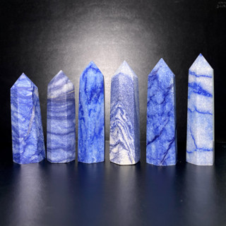 Blue Aventurine Tower (หินอเวนเจอรีนสีฟ้า ทรงแท่ง) Lot#1 💙✨