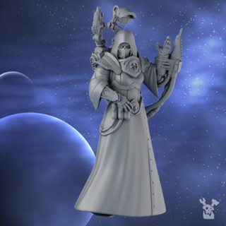 Silver Moon Daughters - Daughter of Mercy -3d print miniature boardgame model war game - DakkaDakkaStore