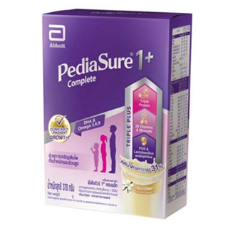 PediaSure 1+ Complete พีเดียชัวร์ คอมพลีท 1 พลัส อาหารทางการแพทย์ สูตรครบถ้วน กลิ่นวานิลลา ขนาด 370 กรัม