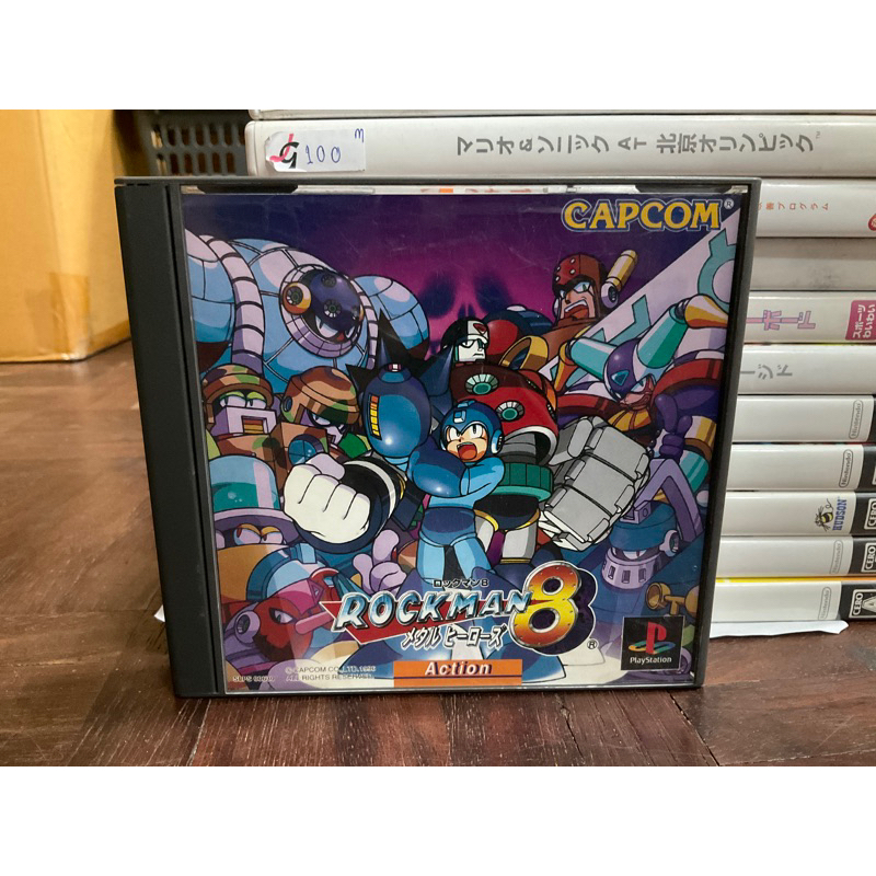 แผ่นแท้ [PS1] Rockman 8 - Metal Heroes (Japan) (SLPS-00630 | 91045) Anniversary Edition Mega Man Meg