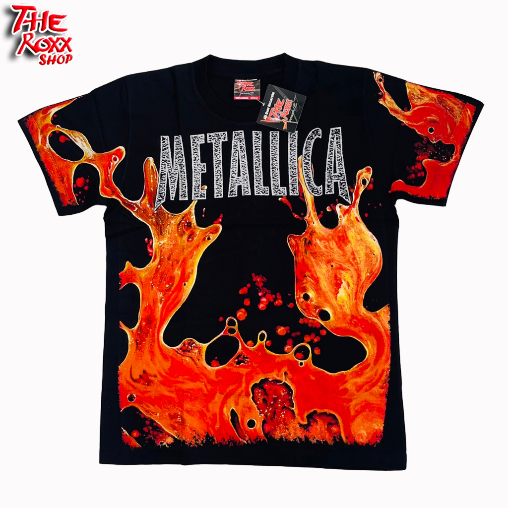 เสื้อวง Metallica OVP สกรีนดิสชาร์ด MSD-20 เสื้อวงดนตรี ไม่ร้อน รีบทับได้