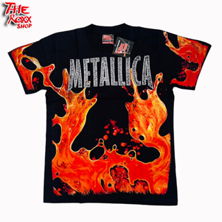 เสื้อวง Metallica  OVP สกรีนดิสชาร์ด MSD-20 เสื้อวงดนตรี  ไม่ร้อน รีบทับได้