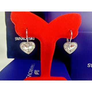 ต่างหูSwarovski แท้ ห่วงแบบห้อย ผลิตจากเงินแท้ 925 ไม่ลอกไม่ดำ