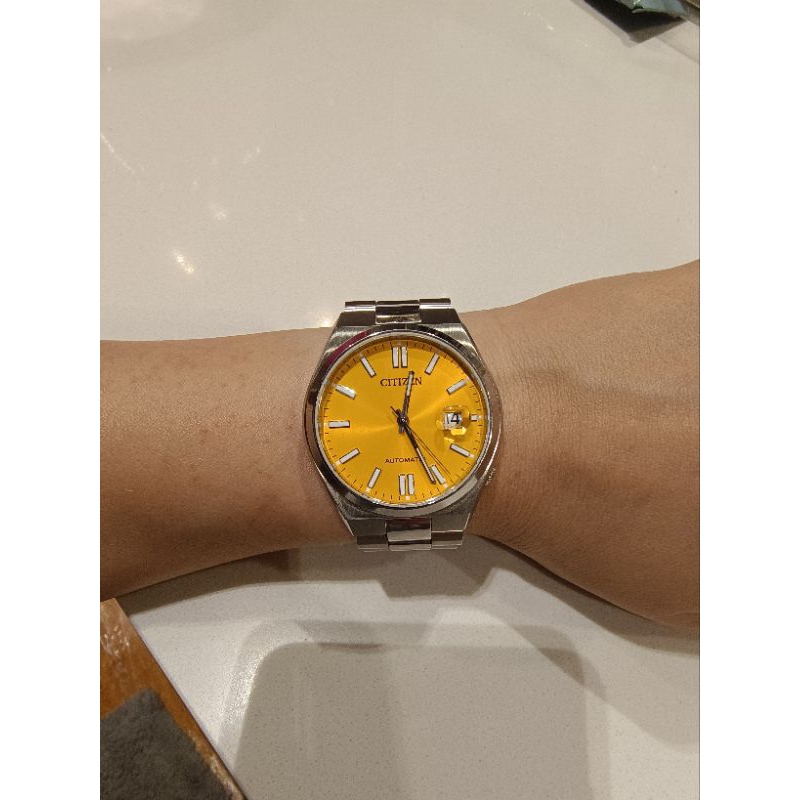 นาฬิกาข้อมือ Citizen Automatic Stainless Steel Men’s Watch NJ0150-81Z