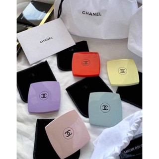 กระจก chanel มาแย้วค่า ฮิตสุดๆ พรีเมี่ยมกิ๊ฟ สวยมาก น่ารักมาก(มี2แบบอ่านรายละเอียดก่อนซื้อ)พร้อมส่งค่ะ🩷💙♥️