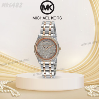 MICHAEL KORS ไมเคิลคอร์ MK6482 34mm ของแท้100% นาฬิกาแบรนด์เนม นาฬิกาผู้หญิง พร้อมส่ง M009