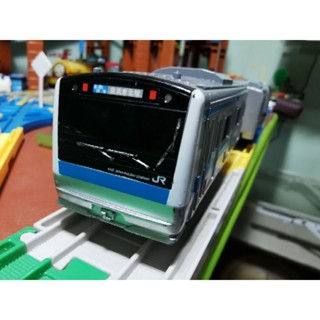 Tomy®️ รถไฟญี่ปุ่น E233 Series Keihin-Tohoku Line  ใส่ถ่าน วิ่งรางฟ้า ครับ👁‍🗨