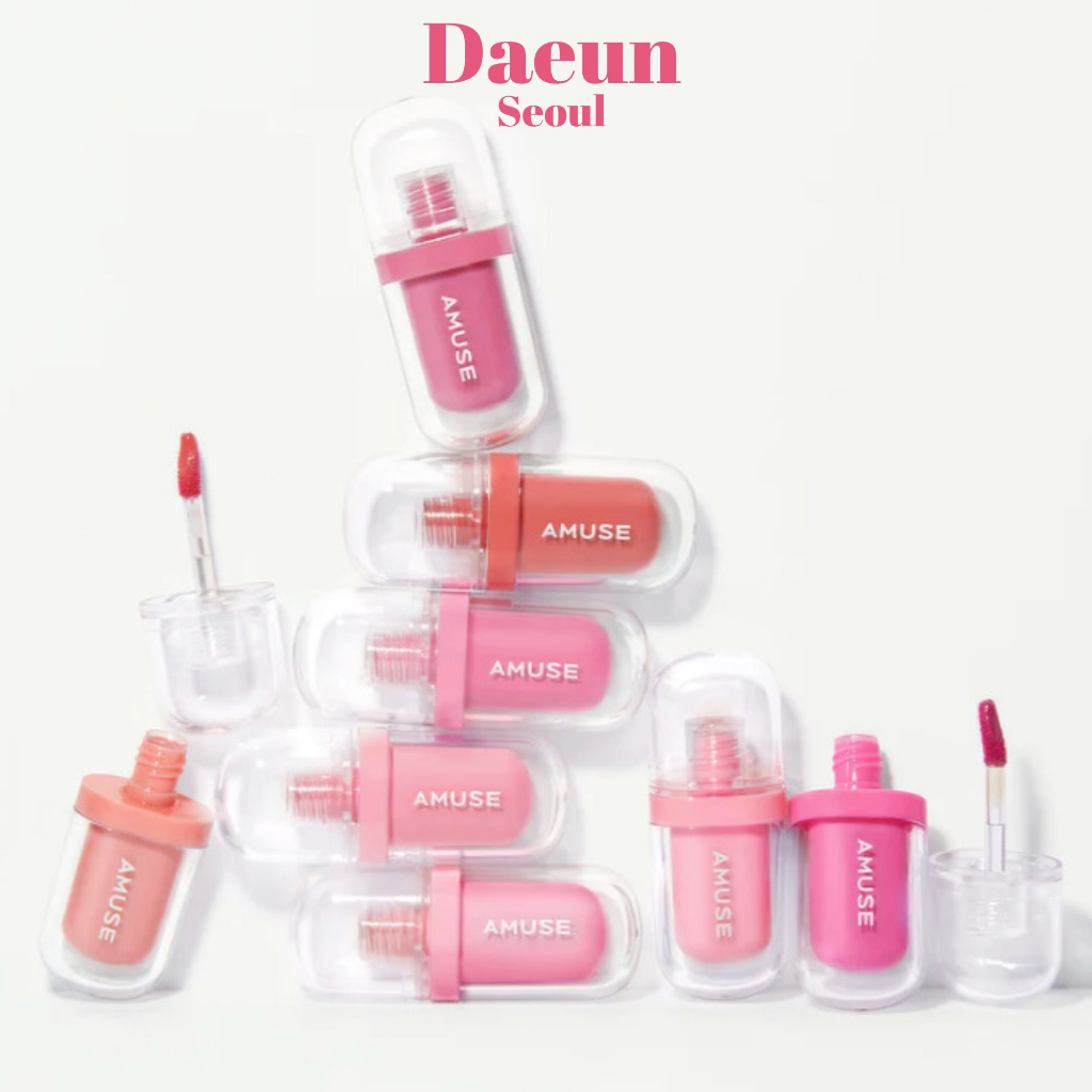 พร้อมส่ง/สีน่ารักที่สุด AMUSE JEL FIT TINT 3.8g เจลลี่ลิป เนื้อฉ่ำ สวยหยุดไม่ได้