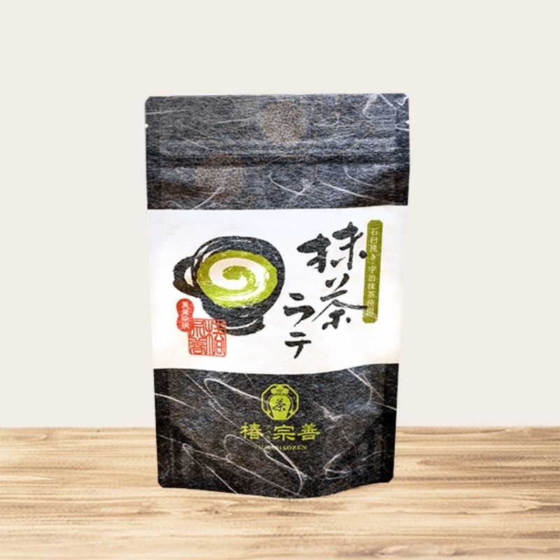 ????????ผงมัทฉะลาเต้ ชาเขียวนม ชงกึ่งสำเร็จ แบบผง นำเข้าจากญี่ปุ่น tsubakisozen
