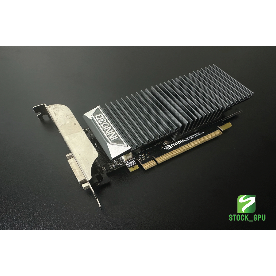 INNO3D GT1030 2gb ddr5 LP  พอร์ทต่อจอแบบ HDMI X1  DVI X 1  สินค้ามือสอง