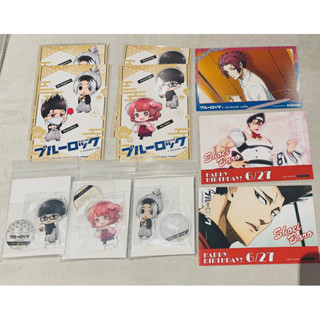 [Blue Lock] อะครีลิคสแตนดี้ เข็มกลัด อนิเมทคาเฟ่ บลูล็อค (ขังดวลแข้ง acrylic stand illust card animate cafe)