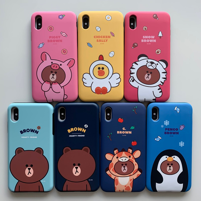 พร้อมส่ง Xs Max Line Friends Bumper Case