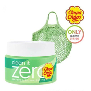 (สีเขียว) Banila Co Clean It Zero Tri-Peel Acid Cleansing Balm Pore Clarifying 100 ml. คลีนซิ่งเนื้อบาล์ม ซีโร่ คลีนซิ่ง