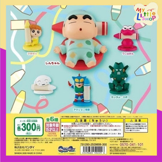 🌈พร้อมส่ง🌈กาชาปอง ชินจัง Crayon Shinchan Rakugaki Collection 2 Set 6-Type ลิขสิทธิ์แท้💯