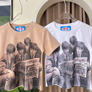 เสื้อครอปทรงสลิม (พอดีตัว) รูปคน งานเกาหลี ผ้าพิเศษ อก 34-38" ยาว 17.5" ป้าย Nothing House