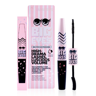 SIVANNA COLORS BIG EYES DUO MASCARA ซีเวนน่า คัลเลอร์ส บิ๊ก อายส์ ดูโอ้ มาสคาร่า 2 หัว ขนตาหนา งอนยาว กันน้ำ