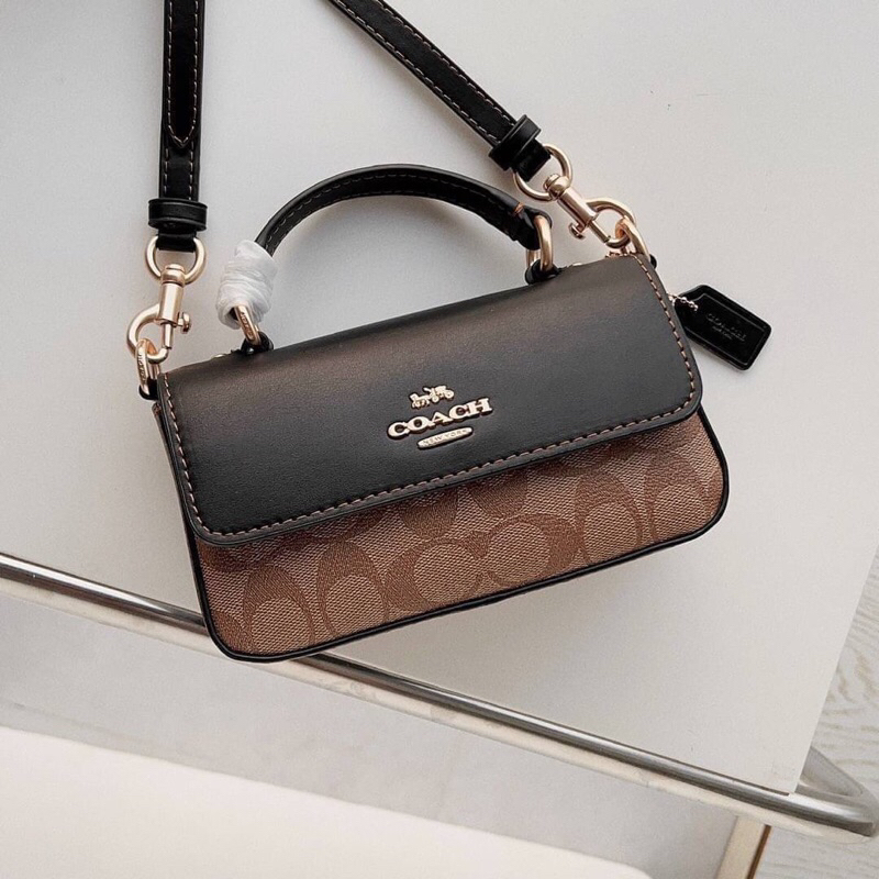 พร้อมส่ง 🛍️COACH MINI JOSIE TOP HANDLE CROSSBODY BAGOUTLET💯%