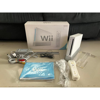 เครื่อง Nintendo Wii สีขาว เล่นแท้ งานกล่อง Japan Original เล่นผ่านสเตปดาว